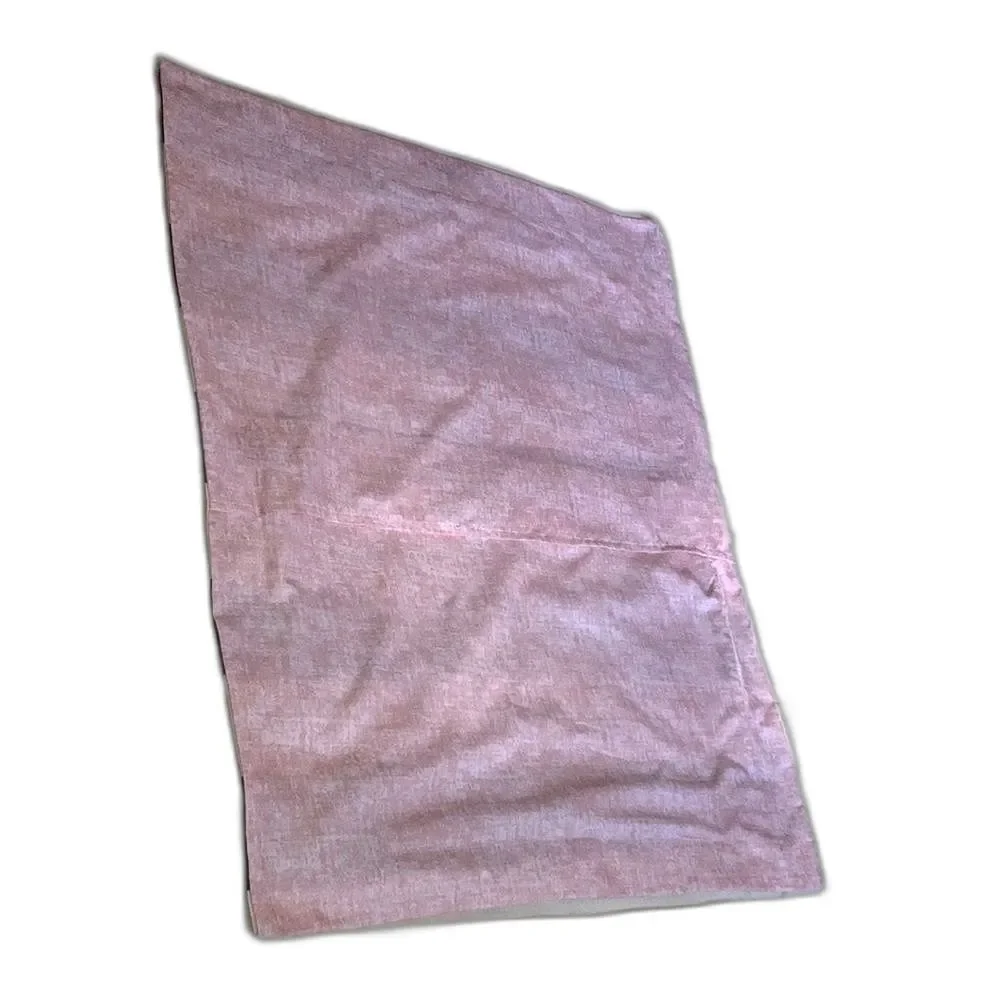 JUICY COUTURE Home Pillow Sham Blue White Cabana Stripes and Pink Standard Size